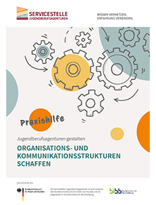 Titelseite der Praxishilfe Organisations- und Kommunikationsstrukturen schaffen